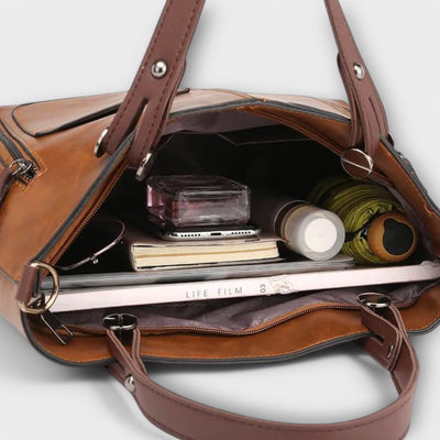 Lora - Elegante Lederhandtasche