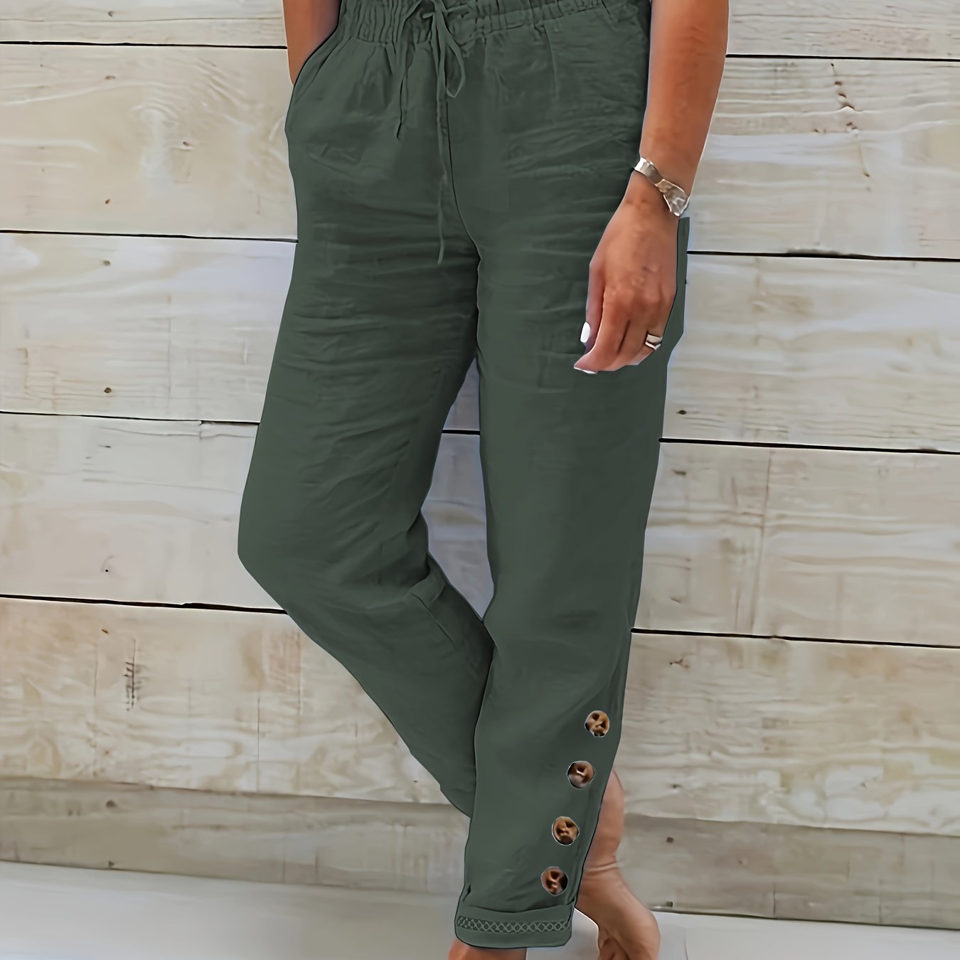 Linnea™ – Slim Rechte Baumwollhose
