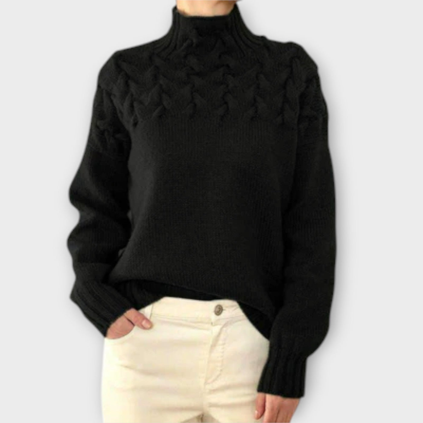 Tina - Kabelstrickpullover