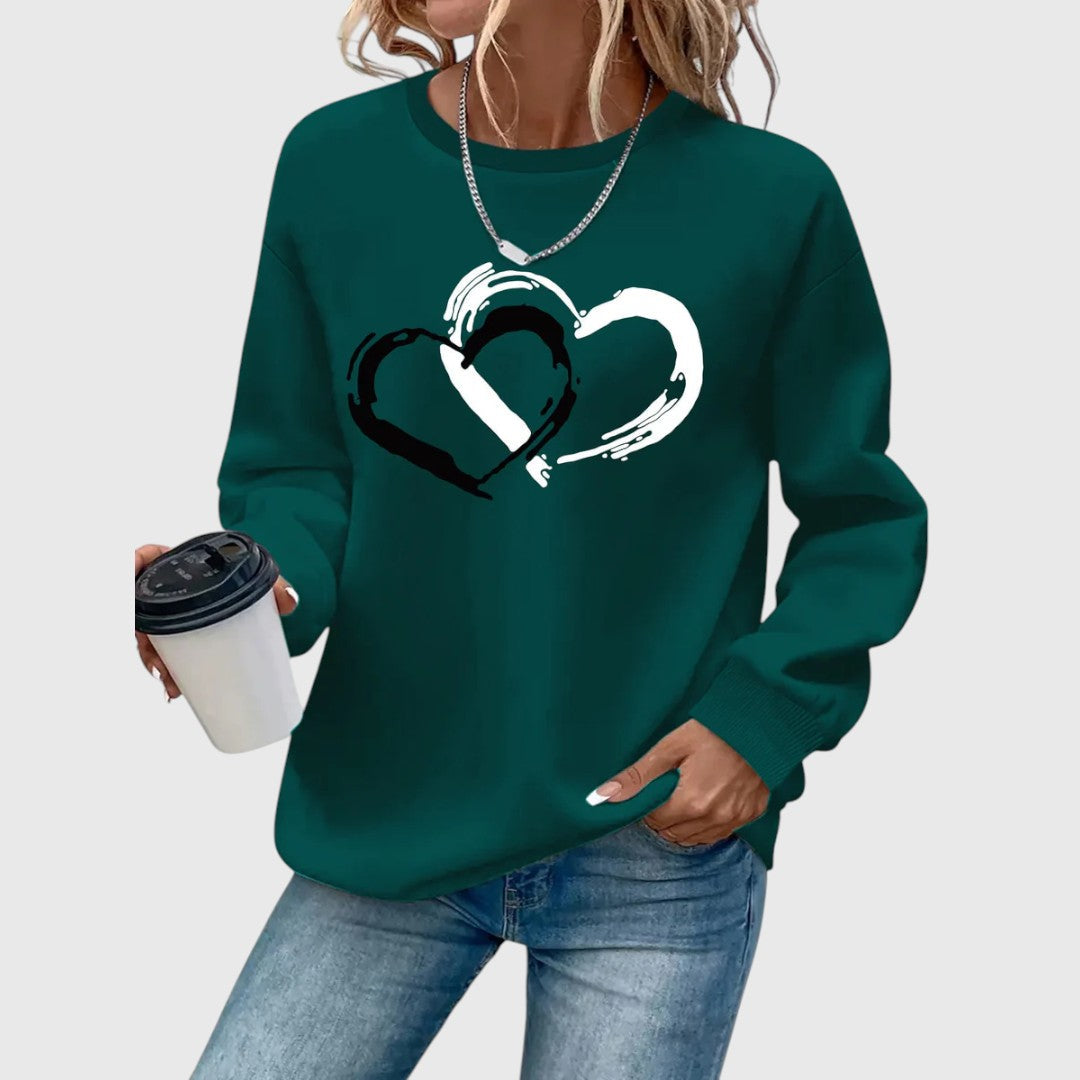 Sharyn - Eleganter Herzpullover