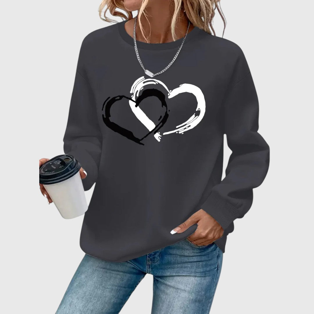Sharyn - Eleganter Herzpullover