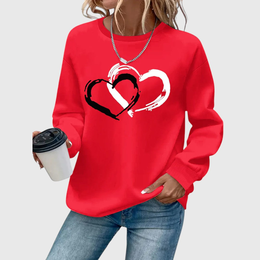 Sharyn - Eleganter Herzpullover