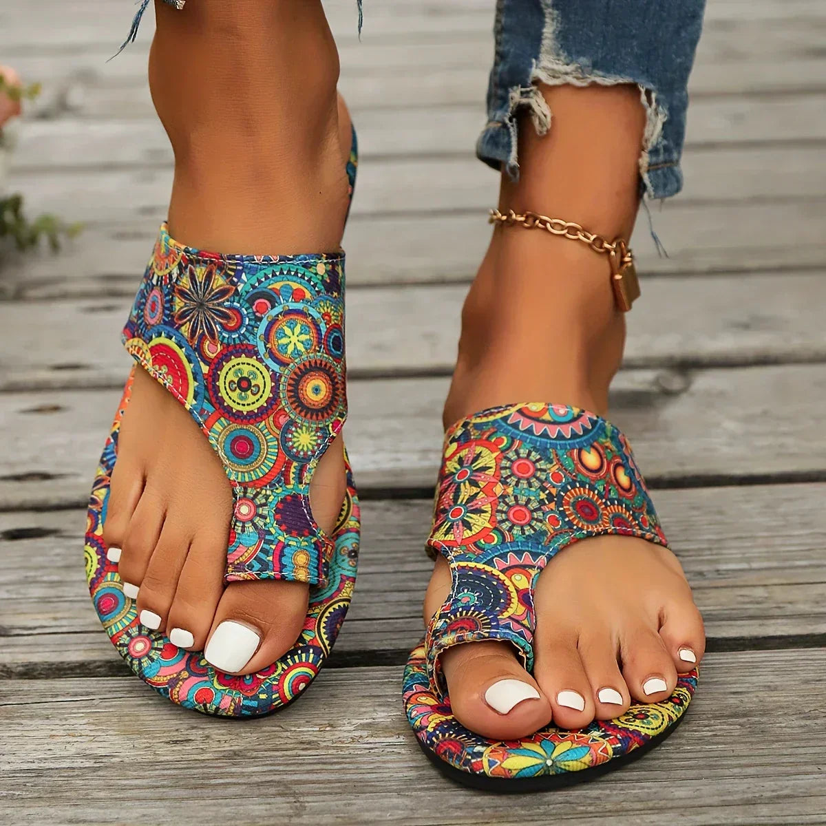 Zoe - Vintage Bohemian Sandalen für Damen