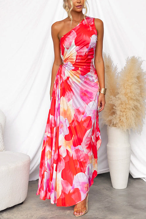 Kacie - Plissé Sommerkleid