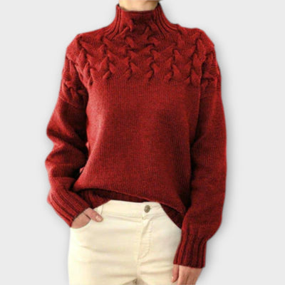 Tina - Kabelstrickpullover