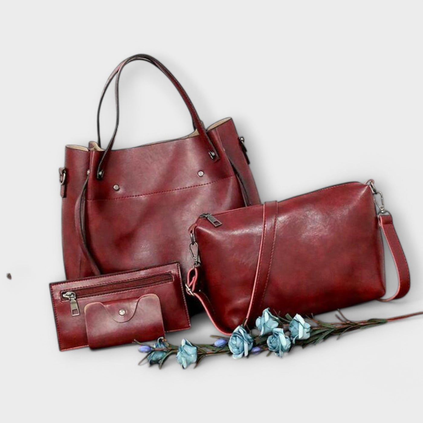 Olivia - 4-teiliges Vintage-Taschenset