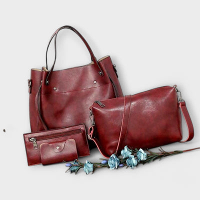 Olivia - 4-teiliges Vintage-Taschenset