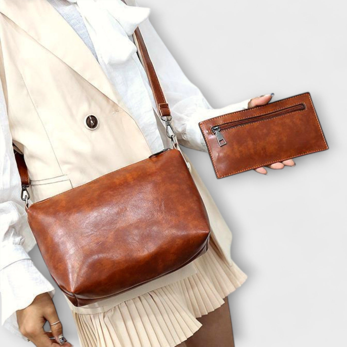 Olivia - 4-teiliges Vintage-Taschenset