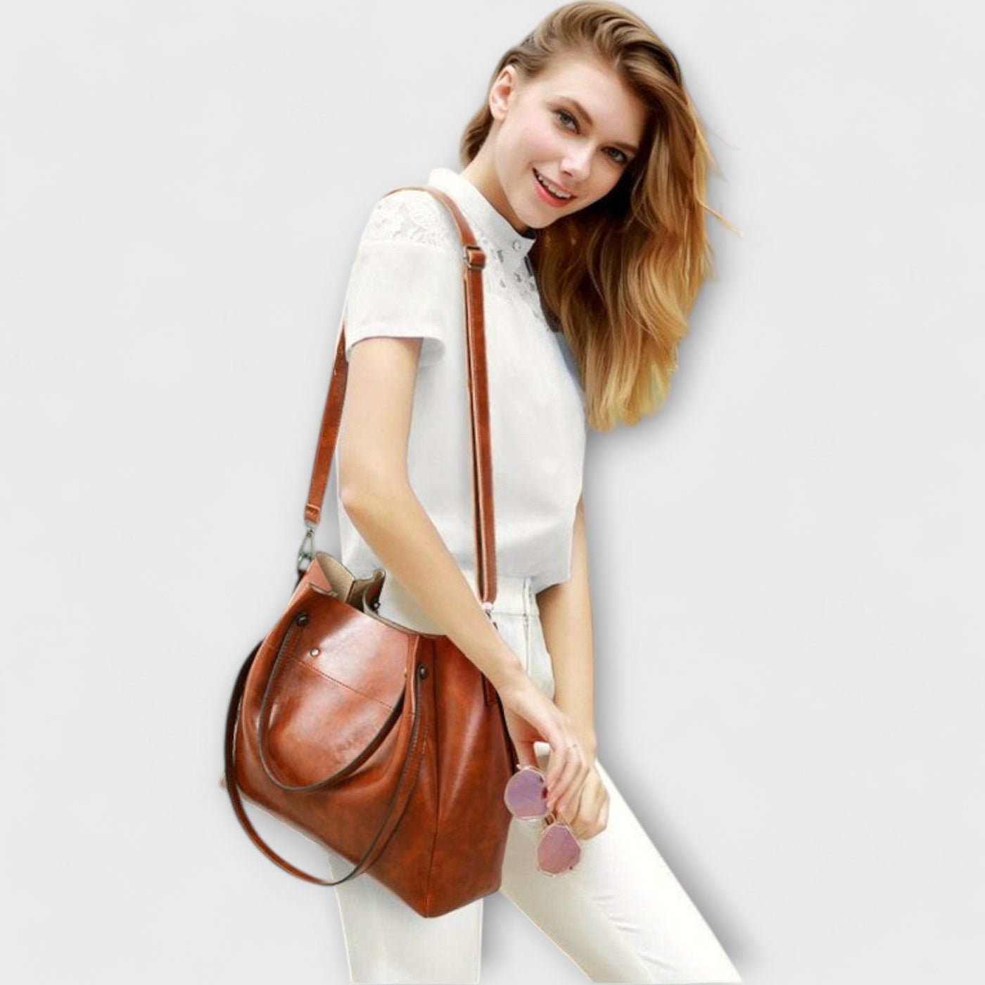 Olivia - 4-teiliges Vintage-Taschenset
