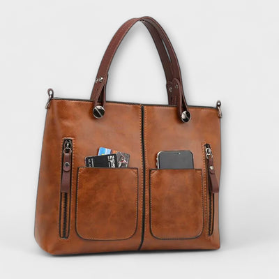 Lora - Elegante Lederhandtasche