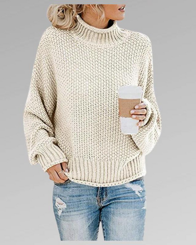 Jayla - Eleganter Mock Neck Pullover