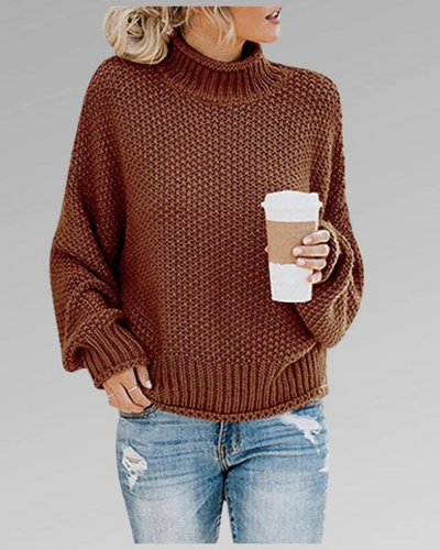Jayla - Eleganter Mock Neck Pullover