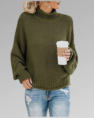 Jayla - Eleganter Mock Neck Pullover