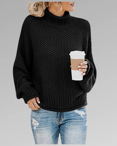 Jayla - Eleganter Mock Neck Pullover