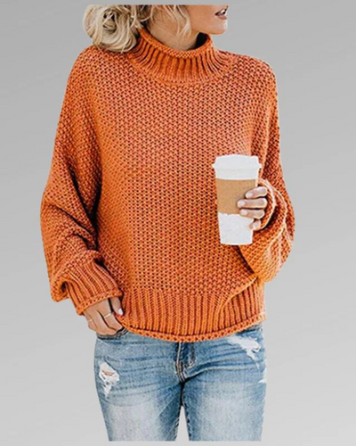 Jayla - Eleganter Mock Neck Pullover