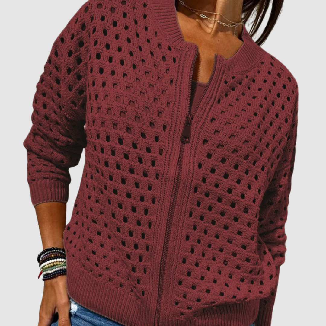 Jane - Premium Strickjacke