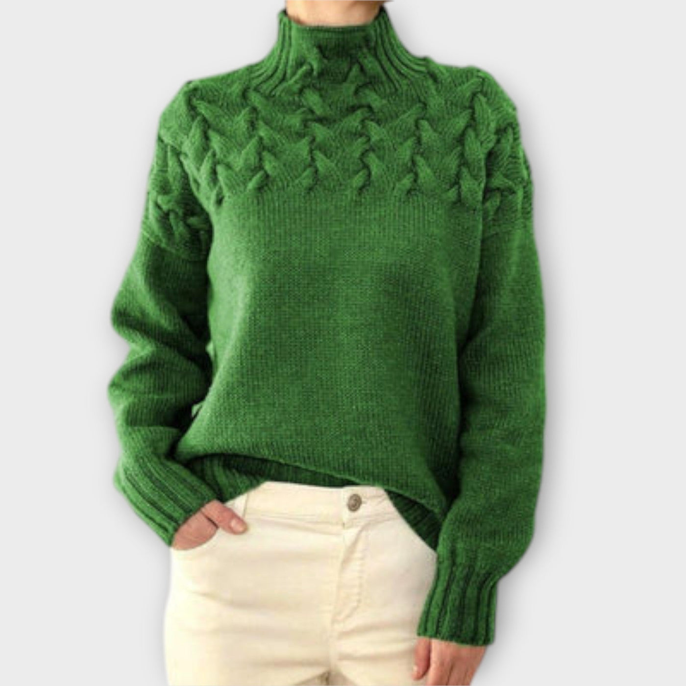 Tina - Kabelstrickpullover