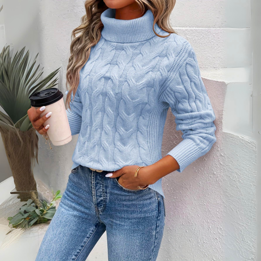 Katherine - Strick Rollkragenpullover