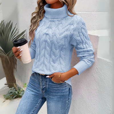 Katherine - Strick Rollkragenpullover