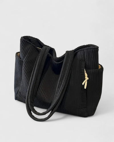 Liorane | Luxuriöse Rippentote mit Kordel-Detail