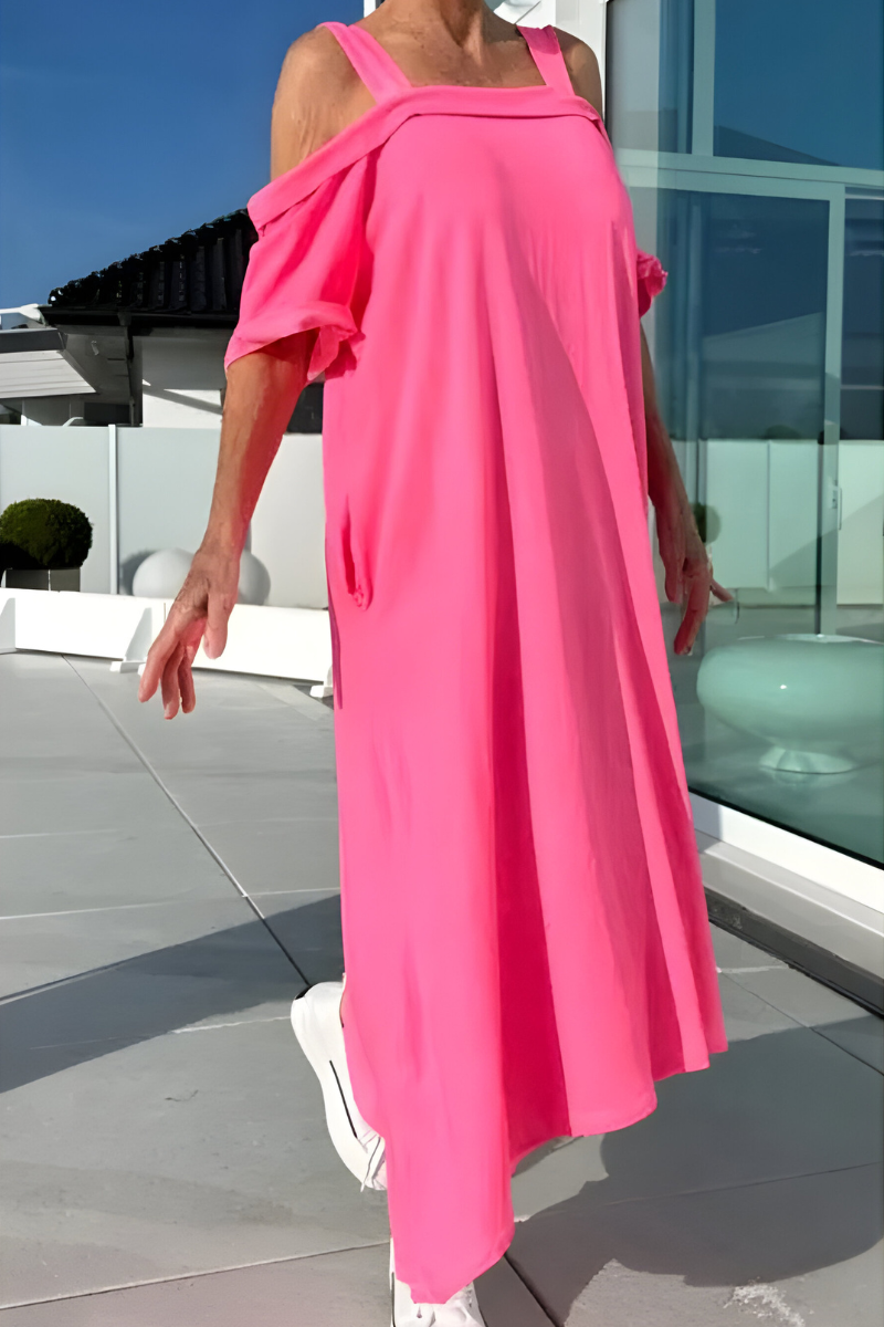 Mary™ | Lange Off-Shoulder Sommerkleid