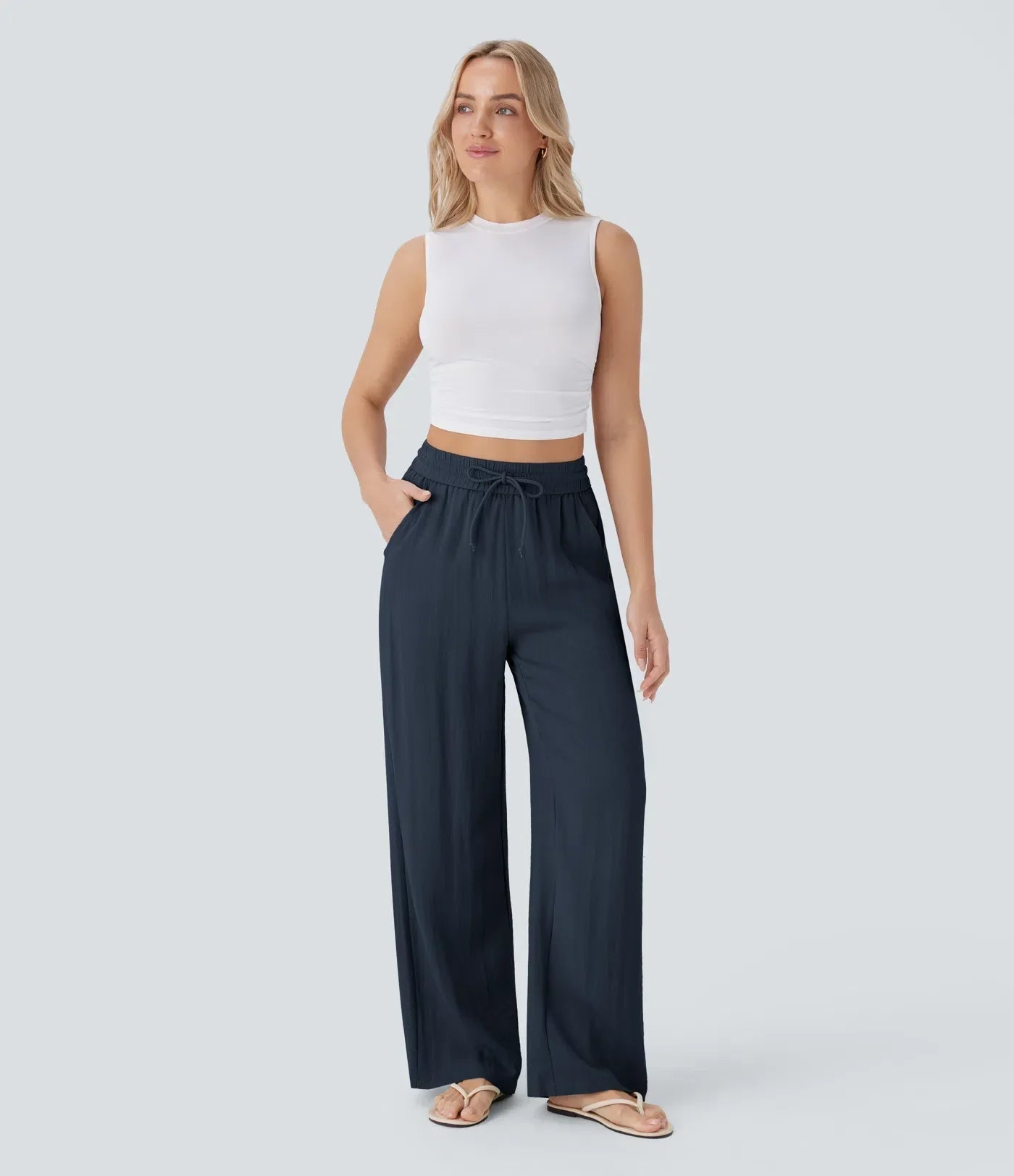 Aria - Elegante Leinenhose