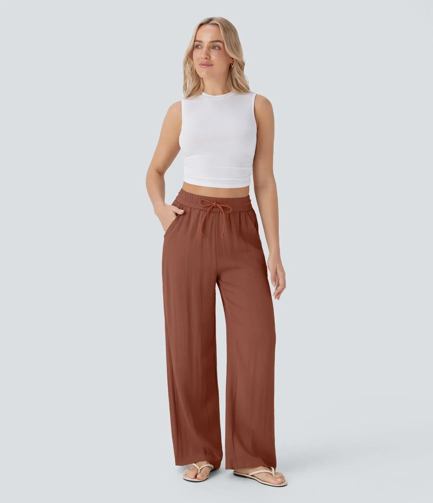 Aria - Elegante Leinenhose