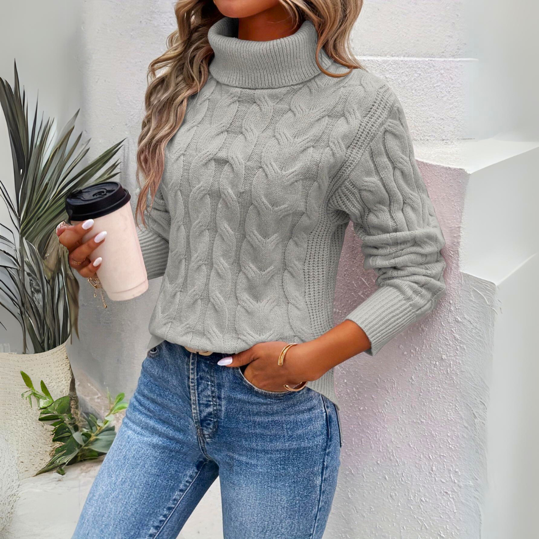 Katherine - Strick Rollkragenpullover