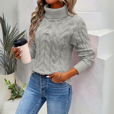 Katherine - Strick Rollkragenpullover