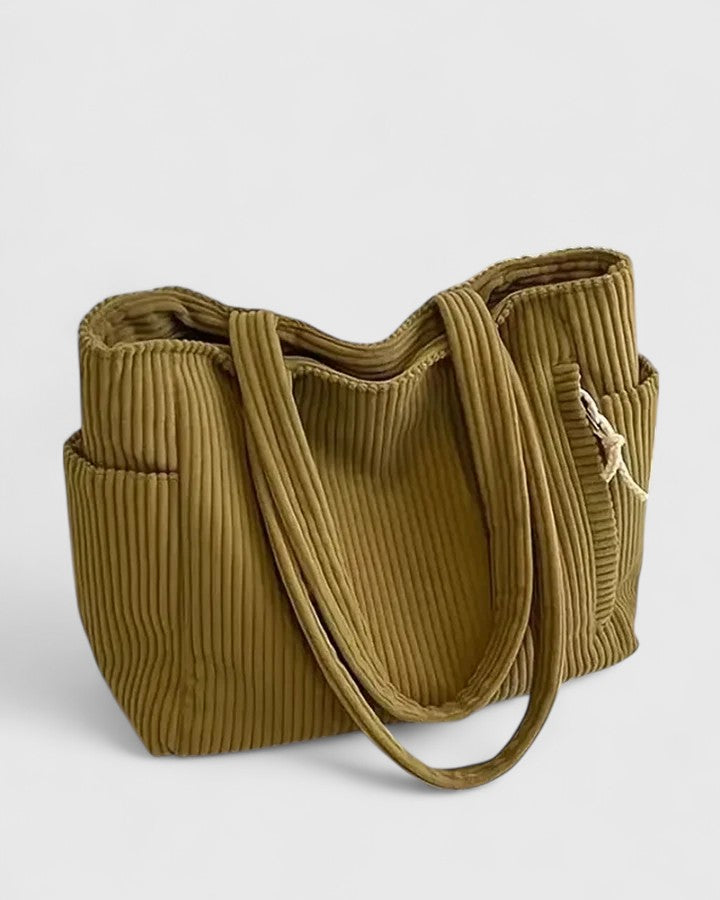 Liorane | Luxuriöse Rippentote mit Kordel-Detail