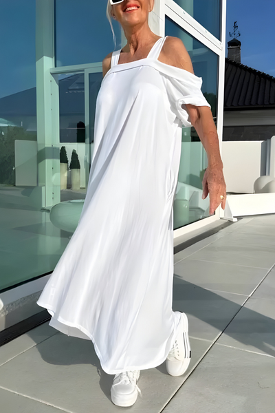 Mary™ | Lange Off-Shoulder Sommerkleid