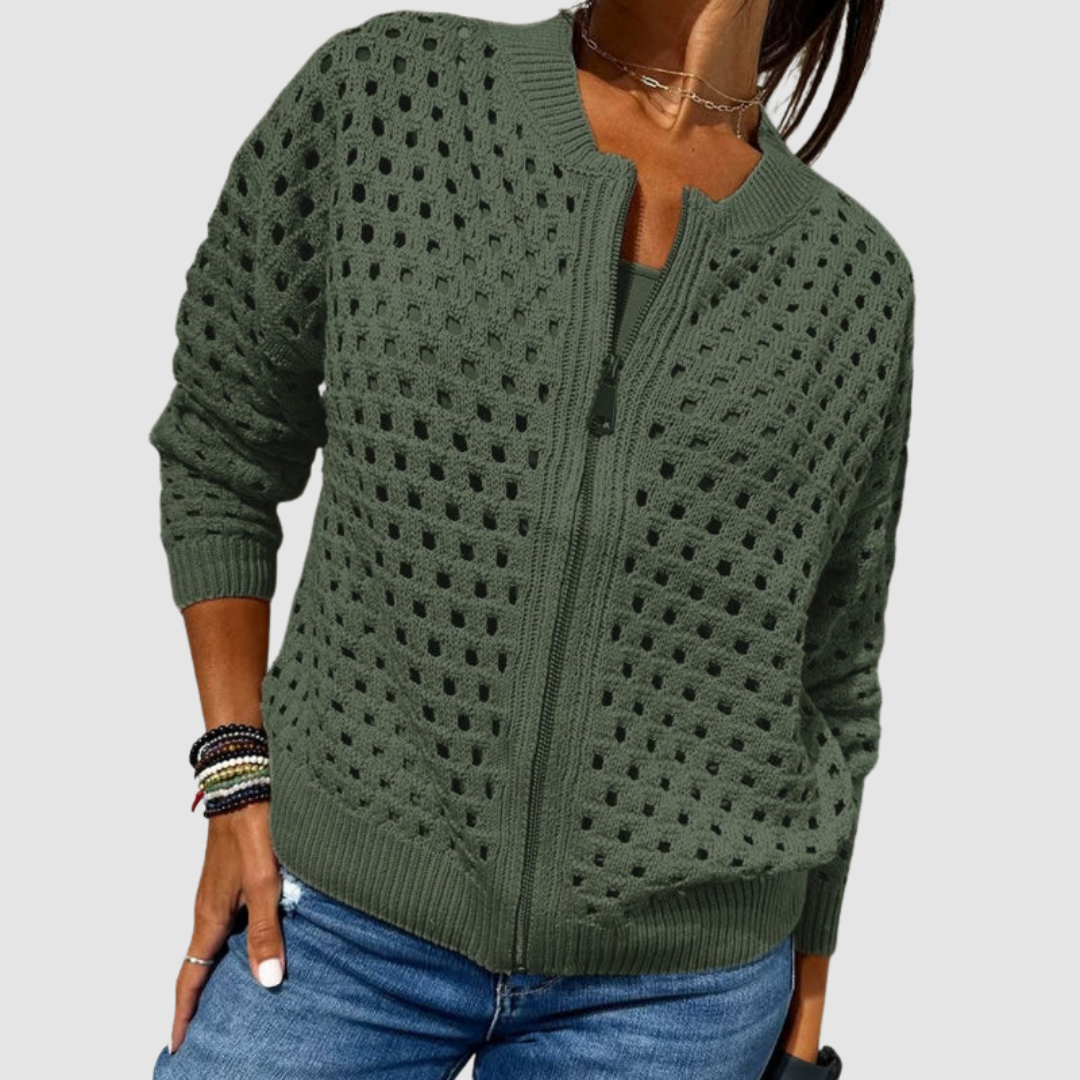 Jane - Premium Strickjacke