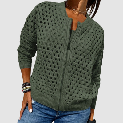 Jane - Premium Strickjacke