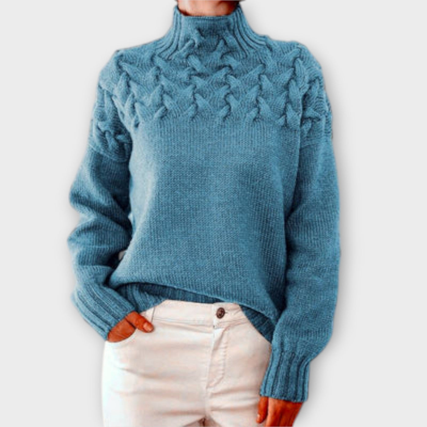 Tina - Kabelstrickpullover