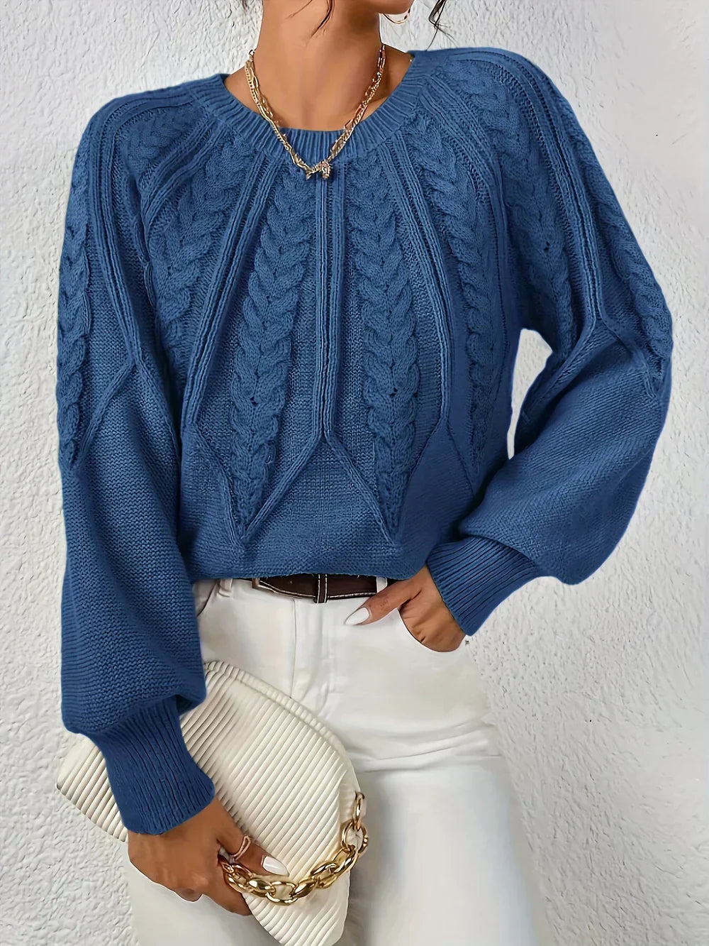 Freya - Klassischer Strickpullover