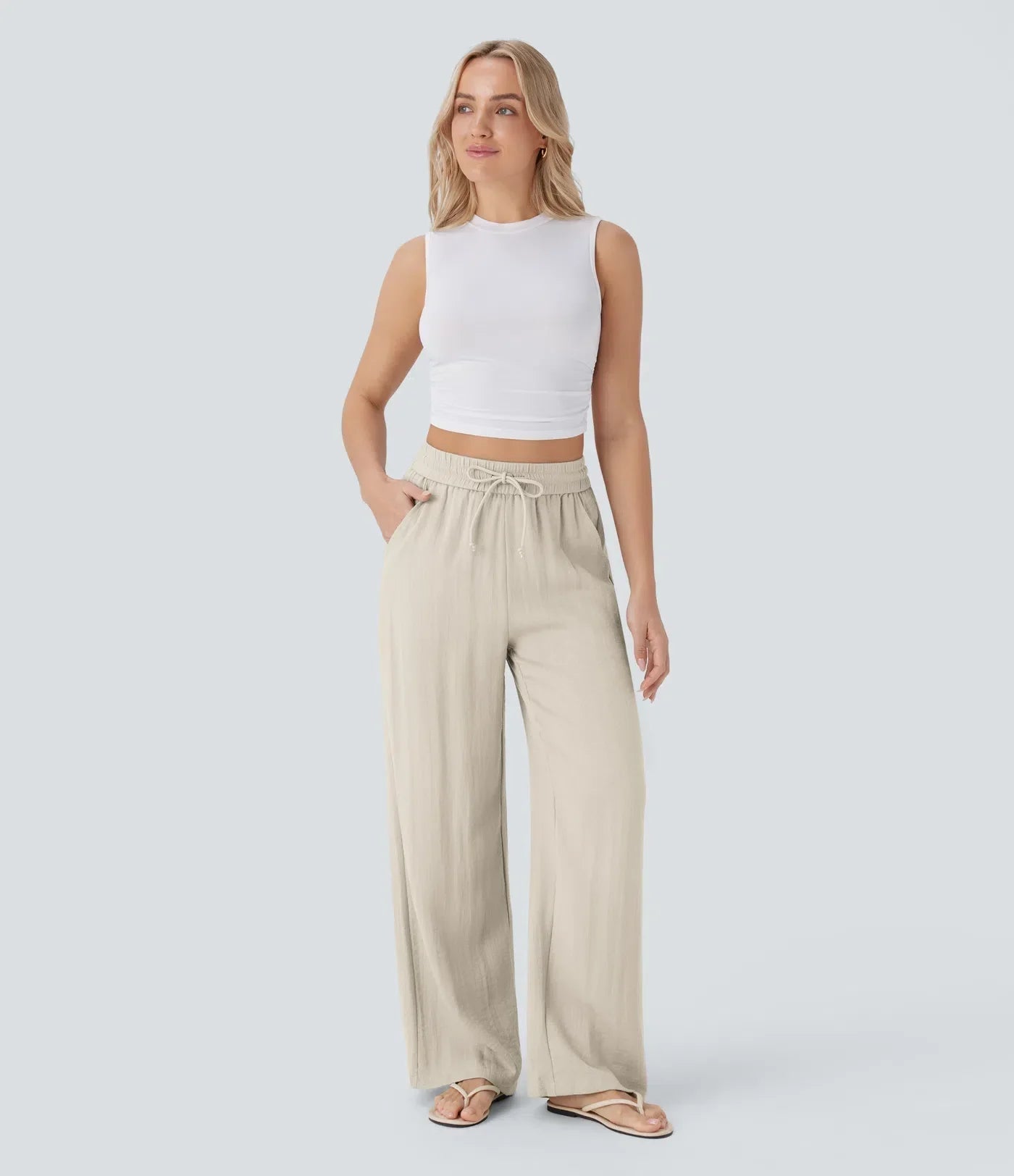 Aria - Elegante Leinenhose
