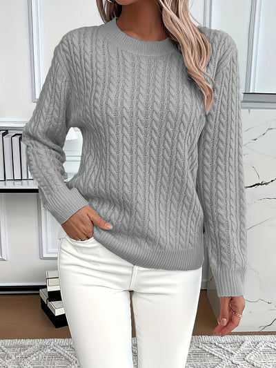 Antonella - Lässiger, lockerer Rundhals-Pullover
