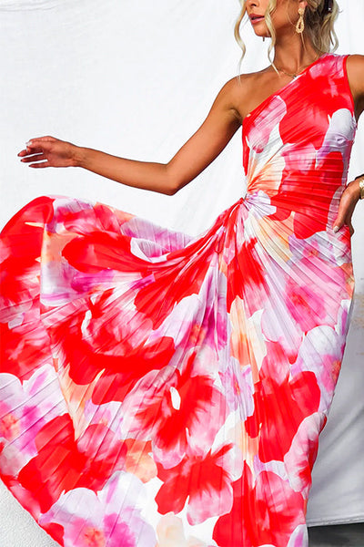 Kacie - Plissé Sommerkleid