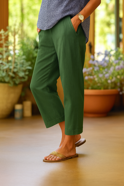 Vanessa | Hose mit Detail am Saum