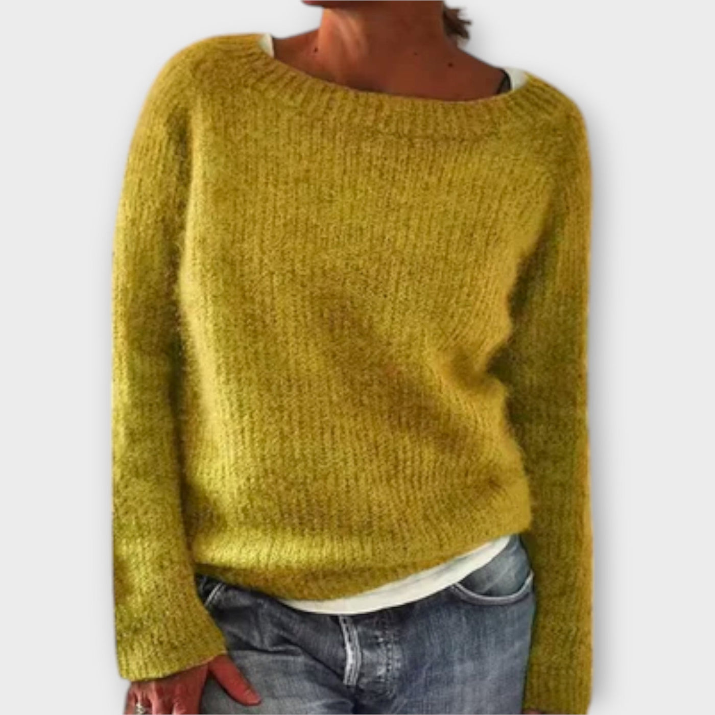 Josu – Strickpullover in einfarbig