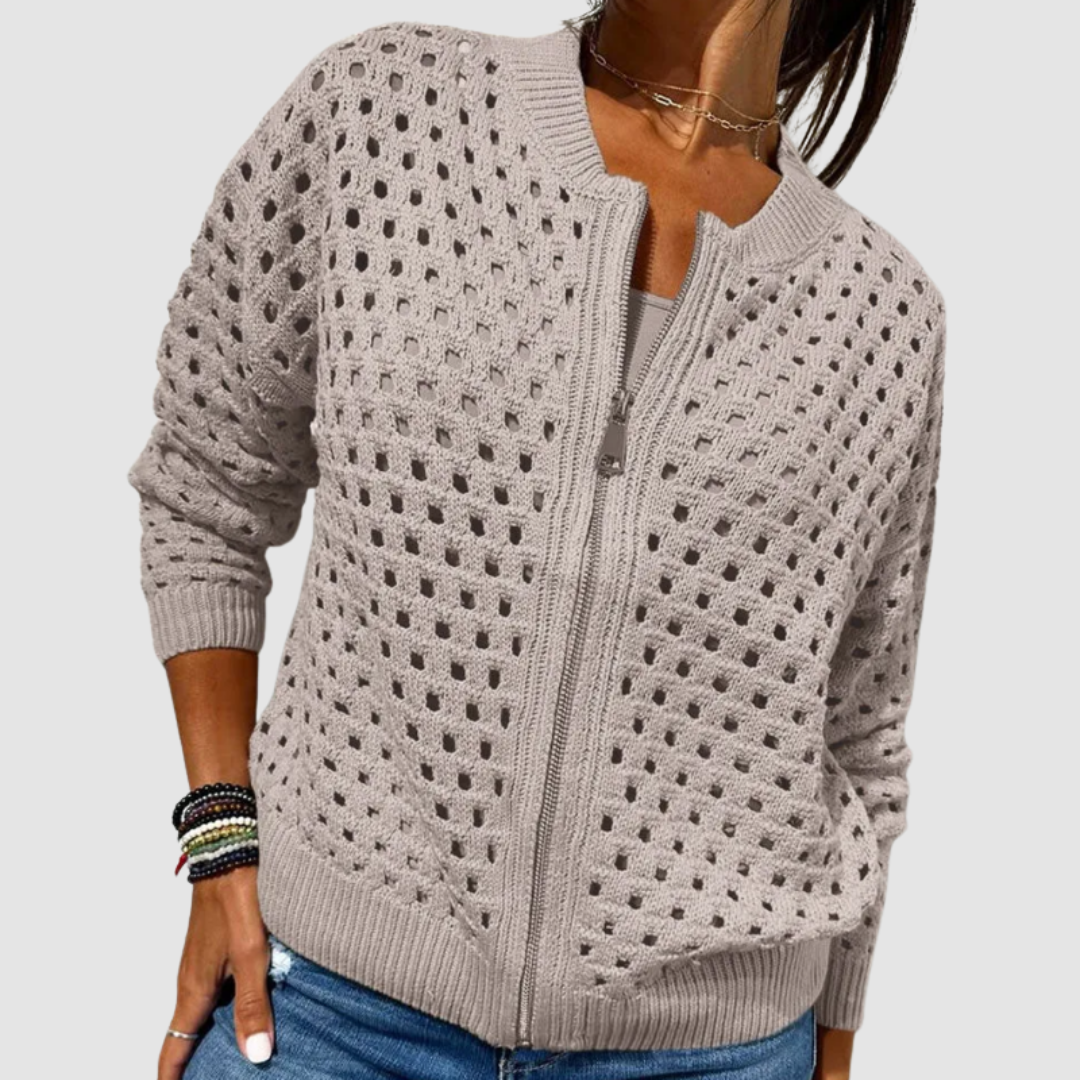 Jane - Premium Strickjacke