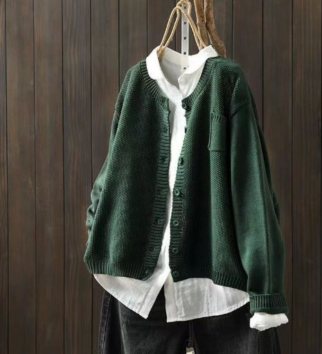 Kirsty - Rundhals-Cardigan