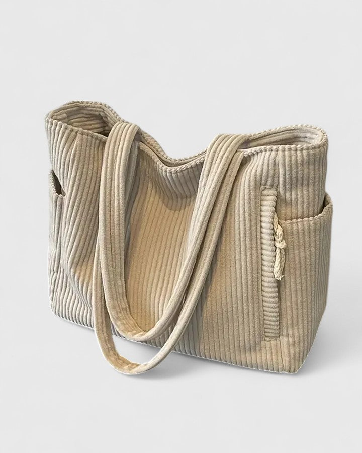 Liorane | Luxuriöse Rippentote mit Kordel-Detail