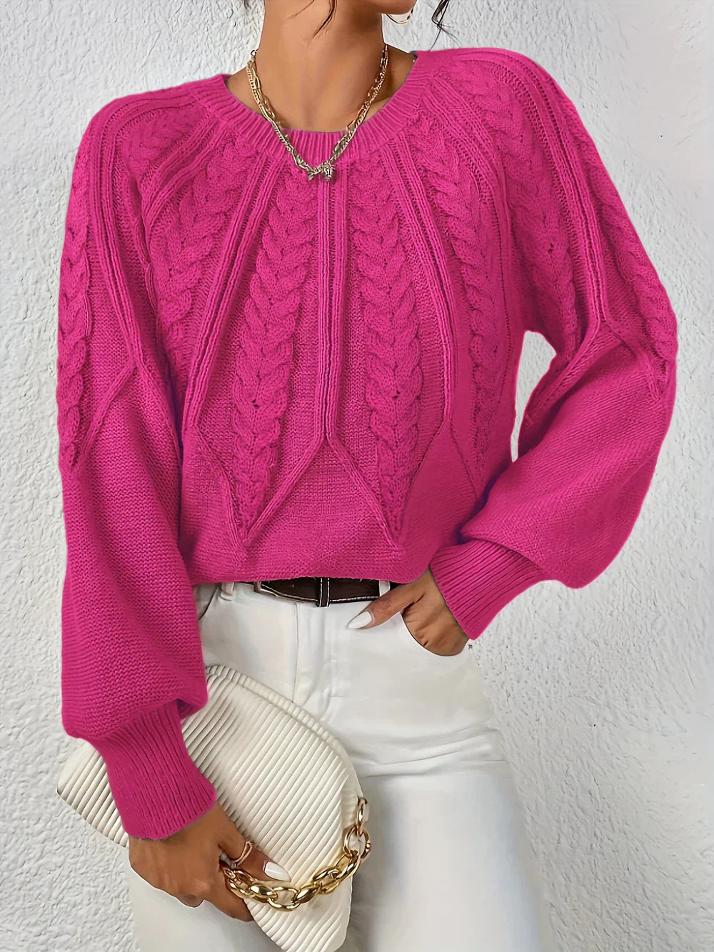Freya - Klassischer Strickpullover