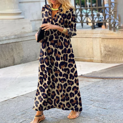 Silvie | Gewagte und Elegante Leopardenkleid