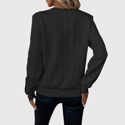 Josine - Eleganter Pullover mit Reißverschluss