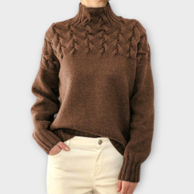 Tina - Kabelstrickpullover
