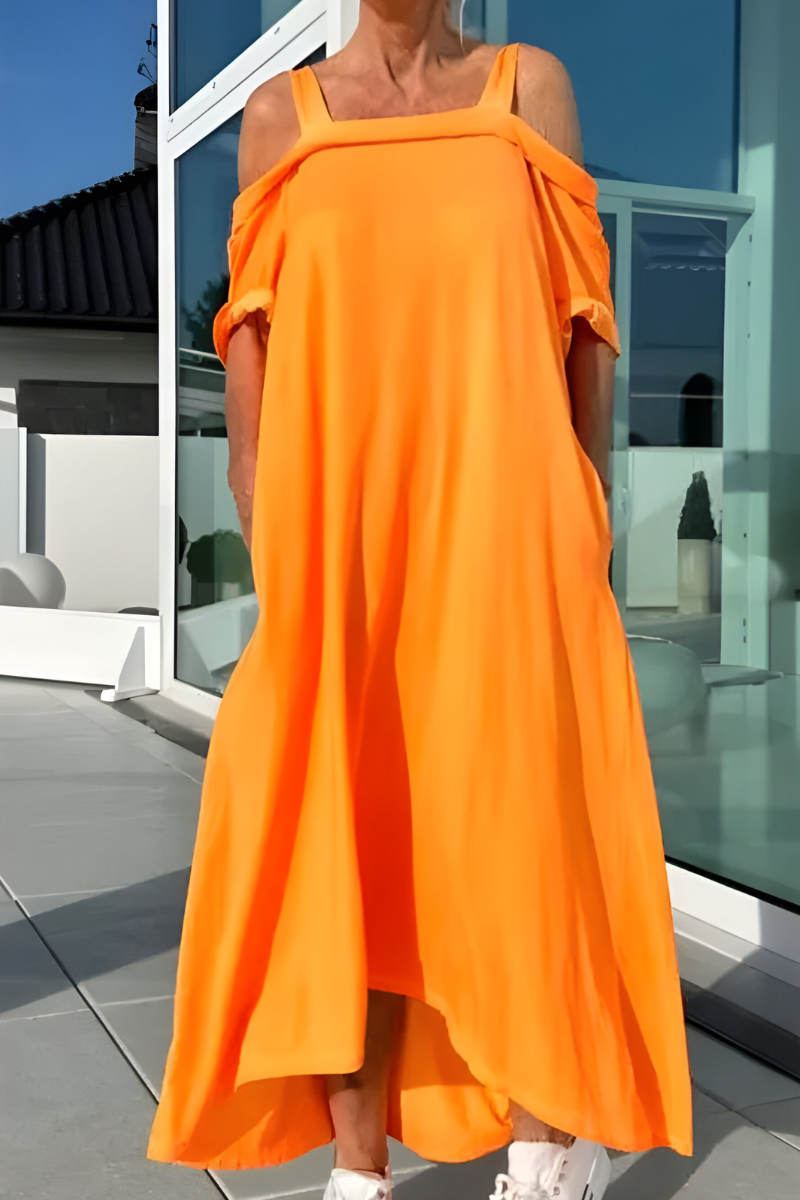 Mary™ | Lange Off-Shoulder Sommerkleid