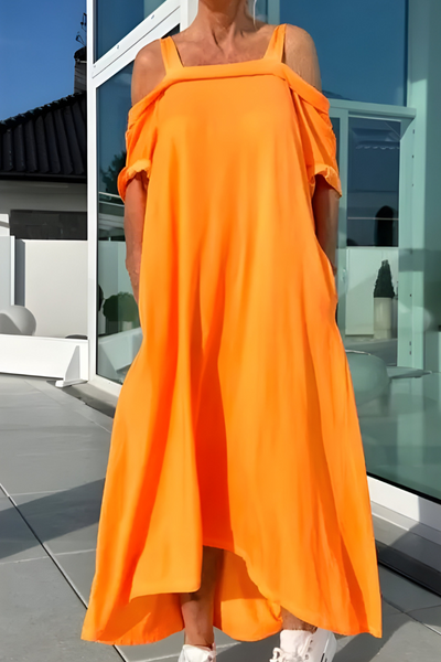 Mary™ | Lange Off-Shoulder Sommerkleid