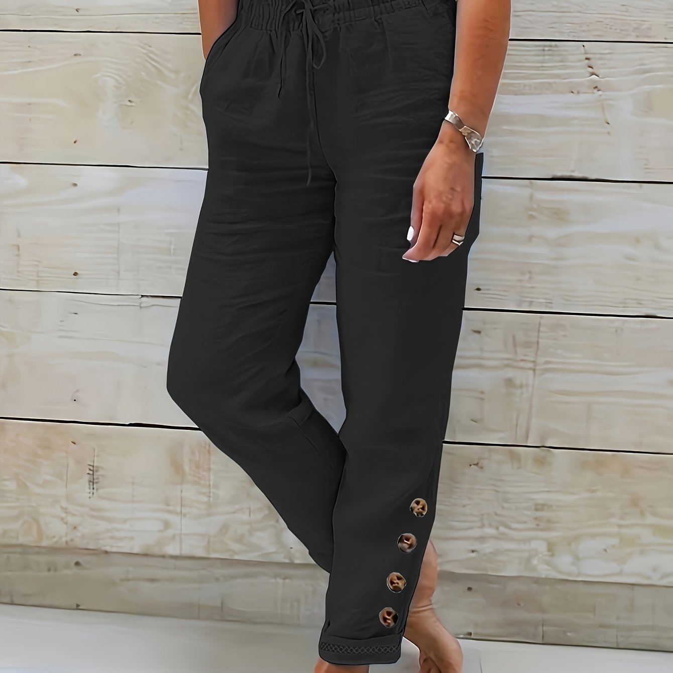 Linnea™ – Slim Rechte Baumwollhose